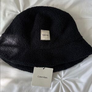 Calvin Klein Black Bucket Hat